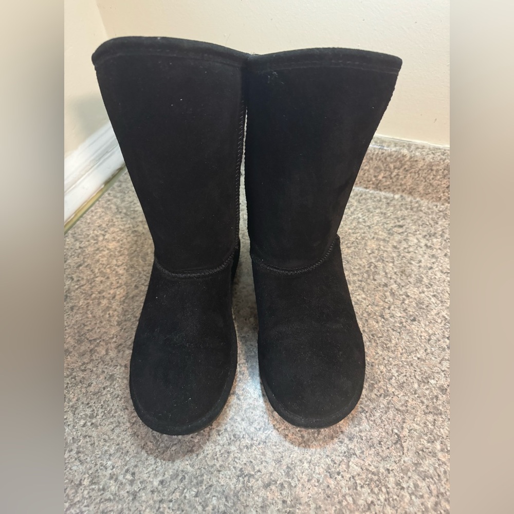 BearPaw Women's Black Winter Boots